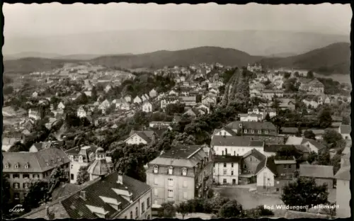 Ansichtskarte Bad Wildungen Panorama-Ansicht Teilansicht Ortsansicht 1957