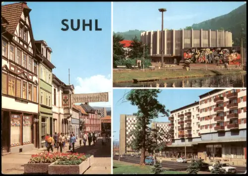 Suhl Steinweg, Stadthalle der Freundschaft, Wilhelm-Pieck-Straße 1982