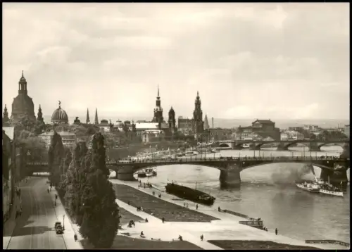 Dresden Altstädter Elbufer 1945/1978