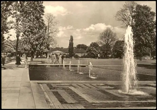 Erfurt Wasserachse Wasserpflanzen  Gartenbauausstellung der DDR (IGA) 1960