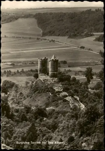 Ansichtskarte Bad Kösen Burg Saaleck zur DDR-Zeit 1965