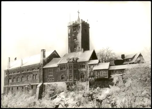 Ansichtskarte Eisenach Die Wartburg von Südosten DDR AK 1983