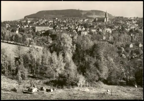 Ansichtskarte Annaberg-Buchholz Stadt und St. Annenkirche 1971