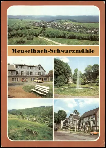 Meuselbach-Schwarzmühle DDR Mehrbild   FDGB-Erholungsheim Haus des Volkes  1986