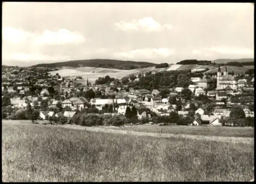 Ansichtskarte Schirgiswalde Totalansicht, Ortsansicht zur DDR-Zeit 1978/1977