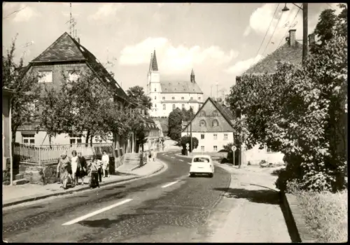 Schirgiswalde Šėrachow Ernst-Thälmann-Straße zur DDR-Zeit 1976