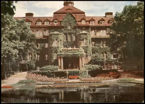 Ansichtskarte Glauchau Krankenhaus zur DDR-Zeit 1969