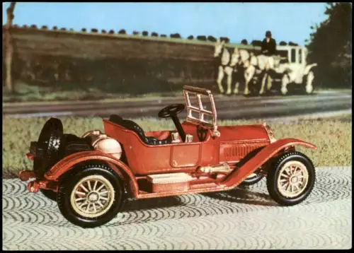 Ansichtskarte  KFZ Oldtimer Stutz 1914 Typ 4 E Roadster DDR-Karte 1974