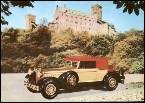 Ansichtskarte  KFZ: Oldtimer Packard Victoria anno 1930 DDR-Karte 1974