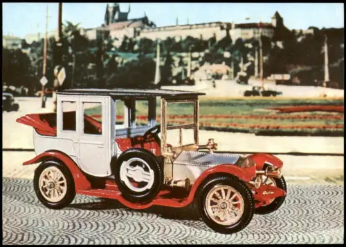 Ansichtskarte  KFZ Auto Oldtimer Rolls-Royce anno 1912 DDR-Karte 1974