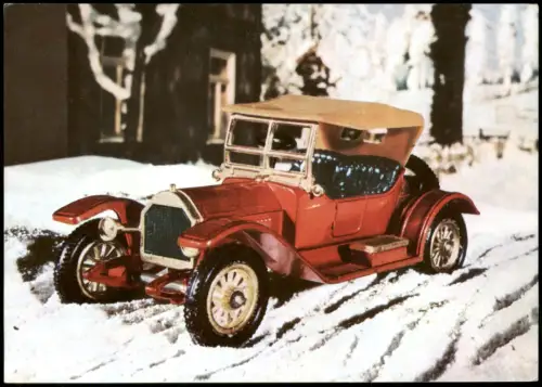Ansichtskarte  KFZ Autos Oldtimer Stutz anno 1914 DDR-Karte 1974