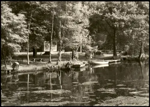 Ansichtskarte Greiz Partie Am Hirschteich zur DDR-Zeit 1972