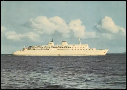 Ansichtskarte DDR Großfähre Saßnitz 1969