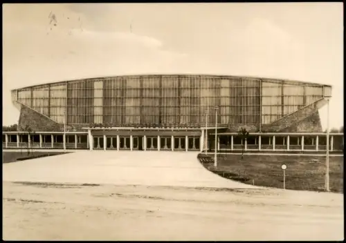 Ansichtskarte Schwerin Sport- und Kongresshalle 1964