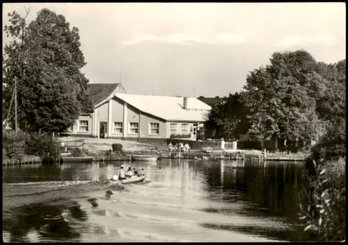 Seilershof Gransee  Burgwall Gasthaus Zur Fähre zur DDR-Zeit 1974