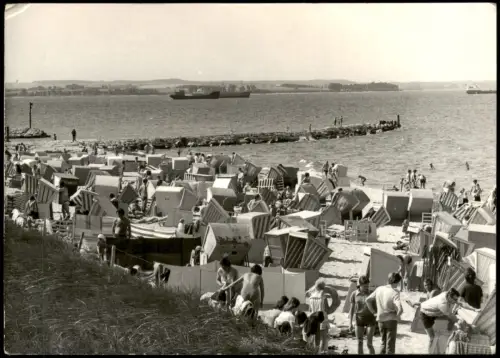 Ansichtskarte Insel Poel Timmendorf Strand Strandleben zur DDR-Zeit 1975