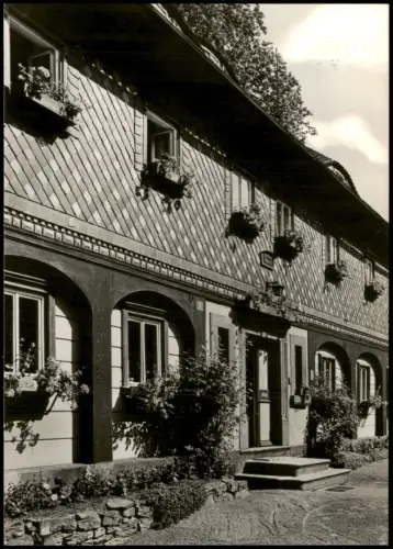 Waltersdorf Großschönau Sachsen Umland Oberlausitz Umgebindehaus DDR-Zeit 1975