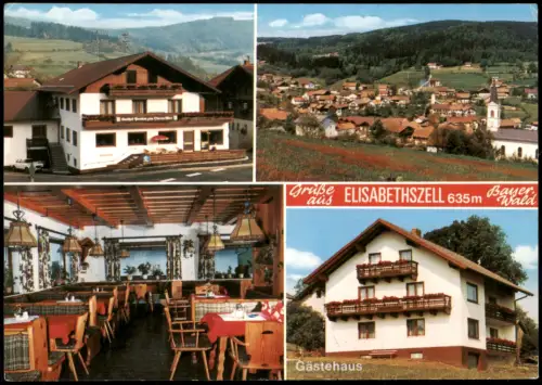 Elisabethszell-Haibach Mehrbildkarte mit Gasthof Pension Zum Oberen Wirt 1978