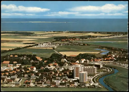 Horumersiel Schillig Wangerland Luftbild Luftaufnahme   Flugzeug aus 1975