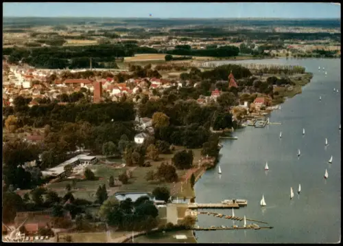 Bad Zwischenahn Luftbild Luftaufnahme Ortsansicht v. Flugzeug aus 1970