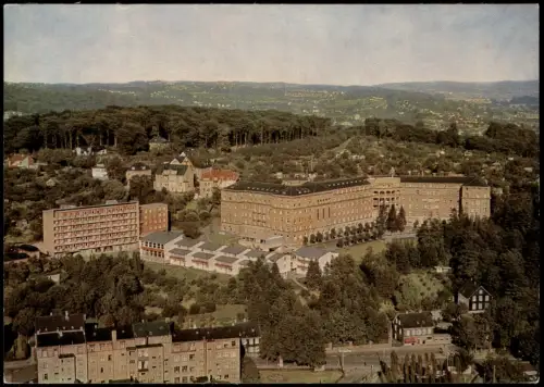 Elberfeld Wuppertal Luftbild  Bethesda Krankenhaus  Schule 1962