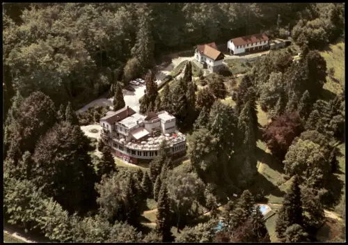 Ansichtskarte Bergzabern Luftbild Luftaufnahme PARK HOTEL 1968