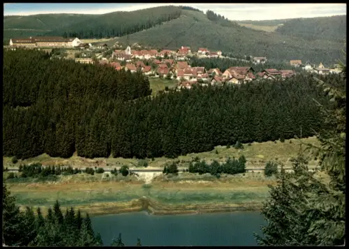 Schulenberg-Clausthal-Zellerfeld Panorama Blick auf den Ort im Oberharz 1971