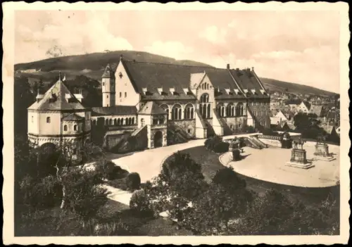 Ansichtskarte Goslar Kaiserpfalz Kaiserhaus Blick zum Steinberg 1939