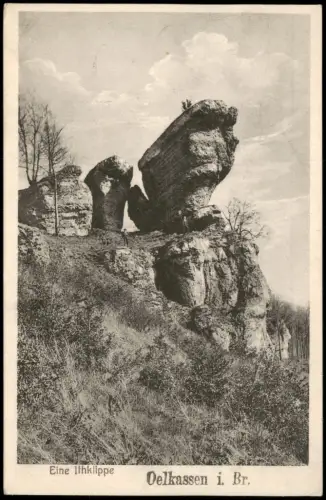 Lauenstein-Salzhemmendorf Umland-Ansicht Eine Ithklippe Oelkassen i. Br. 1910