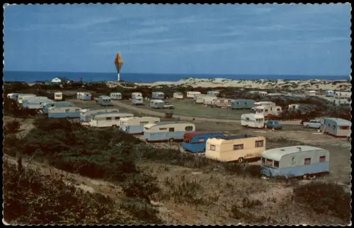 Postcard Liverpool Caravan Site Freshfield Fromby 1972