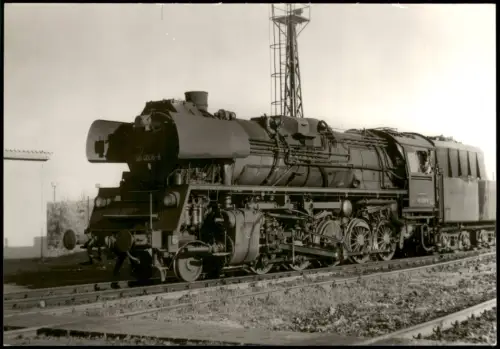 Ansichtskarte  Neubaulokomotive DR 50.4 Dampflokomotive Fotosammelkarte 1971