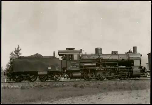 Ansichtskarte  Dampflokomotive Baureihe 5516-22 Eisenbahn Sammelfotokarte 1971