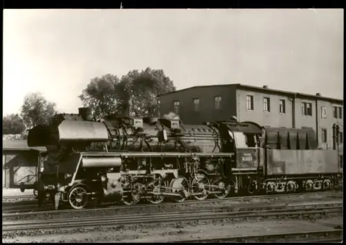 Ansichtskarte  Dampflokomotive Rekolokomotive DR 58.3 Sammelfotokarte 1971