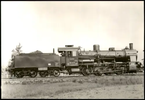 Ansichtskarte  Dampflokomotive Eisenbahn 5516-22 pr. G9 Fotosammelkarte 1971