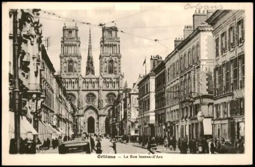 CPA Orleans Orléans La Rue Jeanne-d'Arc 1940
