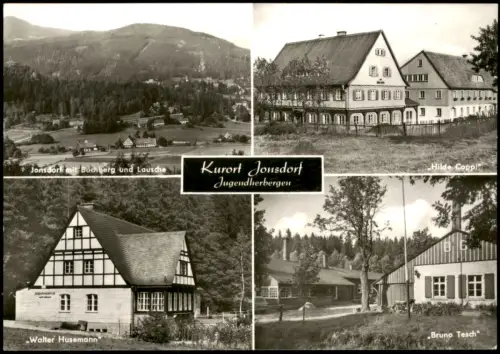 Ansichtskarte Jonsdorf 4 Bild Stadt Ferienheime 1975