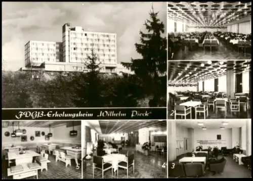 Finsterbergen Friedrichroda FDGB-Erholungsheim Wilhelm Pieck Innen  1977