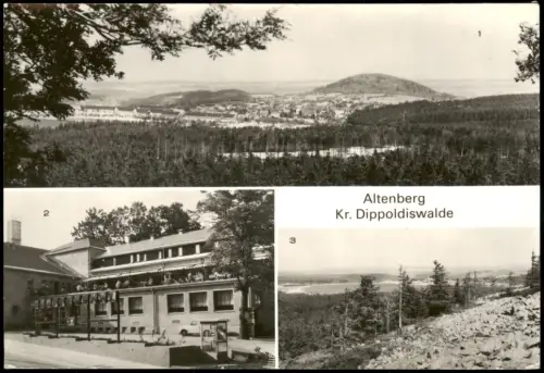 Ansichtskarte Altenberg (Erzgebirge) Stadt, HO Gaststätte 1984