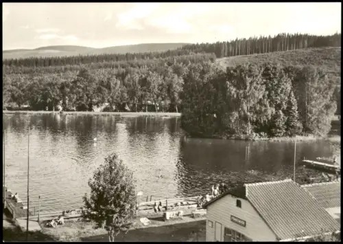Ansichtskarte Georgenthal (Thüringen) Am Bad - Restaurant 1978