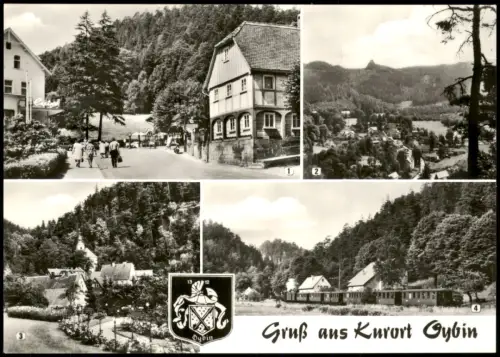 Ansichtskarte Oybin FDGB-Heim Casino Scharfenstein Kurpark 1979