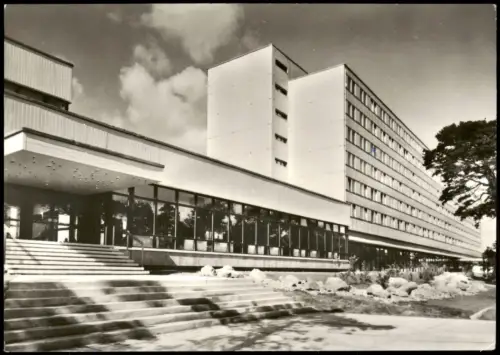 Ansichtskarte Zinnowitz Ferienheim Roter Oktober - Fotokarte 1980