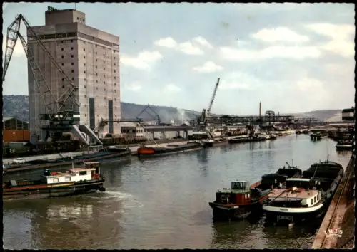 Ansichtskarte Stuttgart Neckarhafen 1965