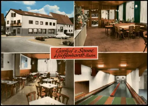 Ansichtskarte Hüffenhardt Baden 4 Bild Gasthof zur Sonne 1971
