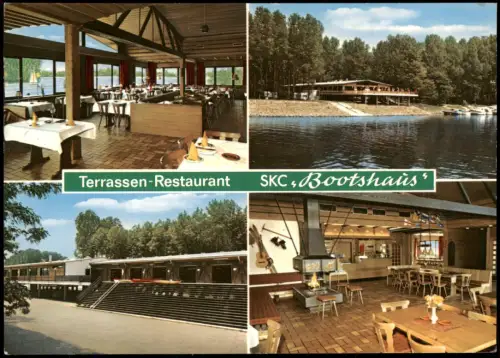 Philippsburg Kernkraftwerk SKC Terrassen-Restaurant Bootshaus 4 Bild 1971