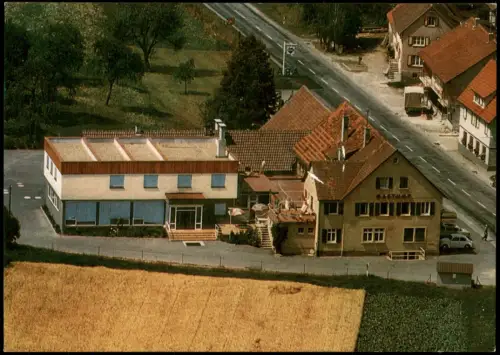 Ansichtskarte Ammertsweiler-Mainhardt Luftbild Gasthof Zum Ochsen 1971