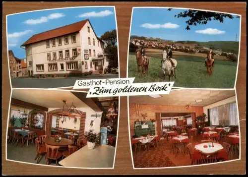 Ansichtskarte Abtsteinach Gasthof - Pension Zum goldenen Bock 4 BILD 1971