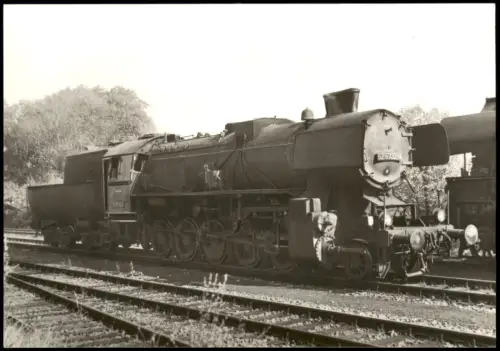 Ansichtskarte  Dampflokomotive Baureihe 52 1971