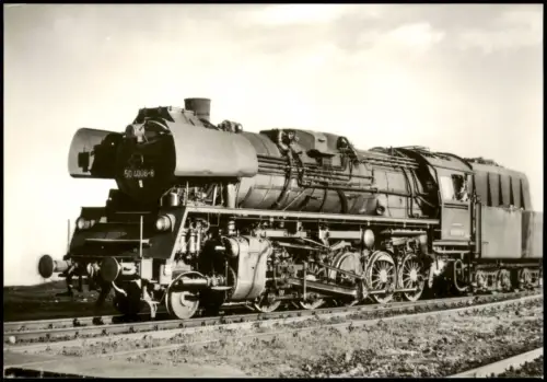 Ansichtskarte  Dampflokomotive 504006 Herst. Karl Marx Babelsberg 1971