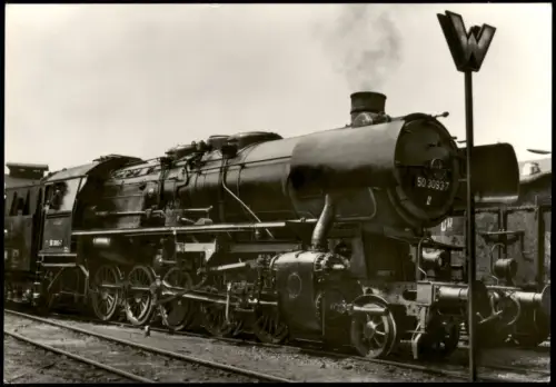 Ansichtskarte  Dampflokomotive Betr. 503093-7 1971