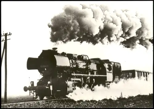 Dampflokomotiven im Einsatz Baureihe 52.80 Foto Ansichtskarte 1983